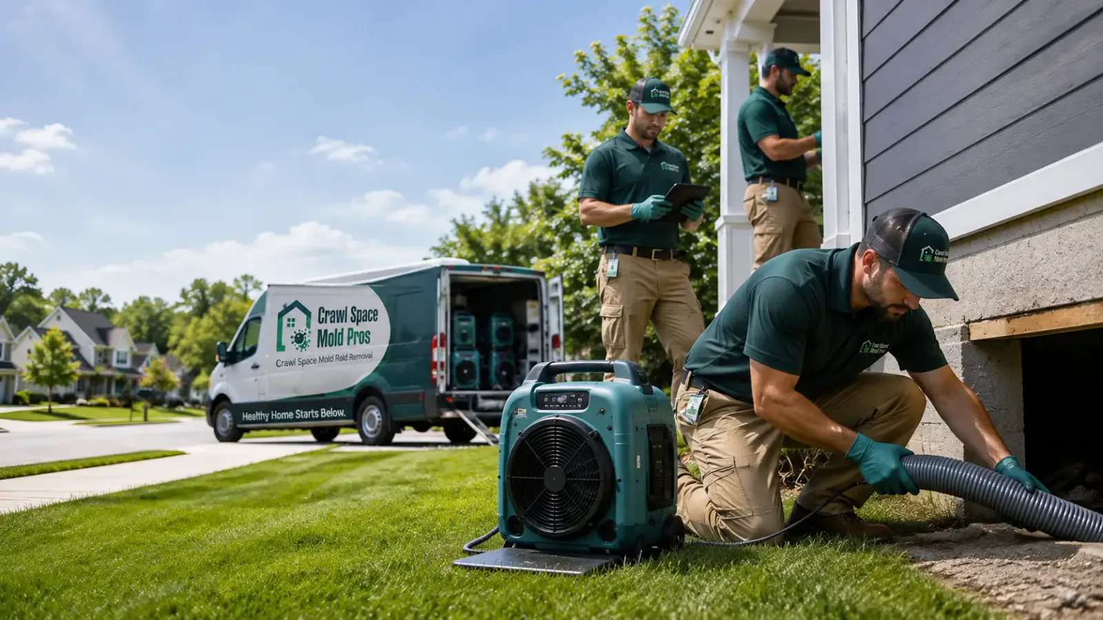 Crawl Space Mold Removal in Creston, OH